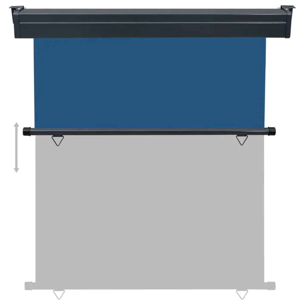 Tenda Balcone Laterale 175x250 cm Blu vidaXL | Facile Montaggio - 4