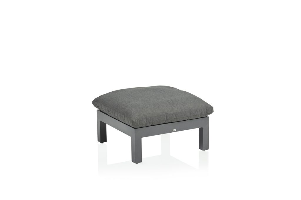 KETTLER Comfort Hocker, anthrazit matt/ graphite, Aluminium/ Agora