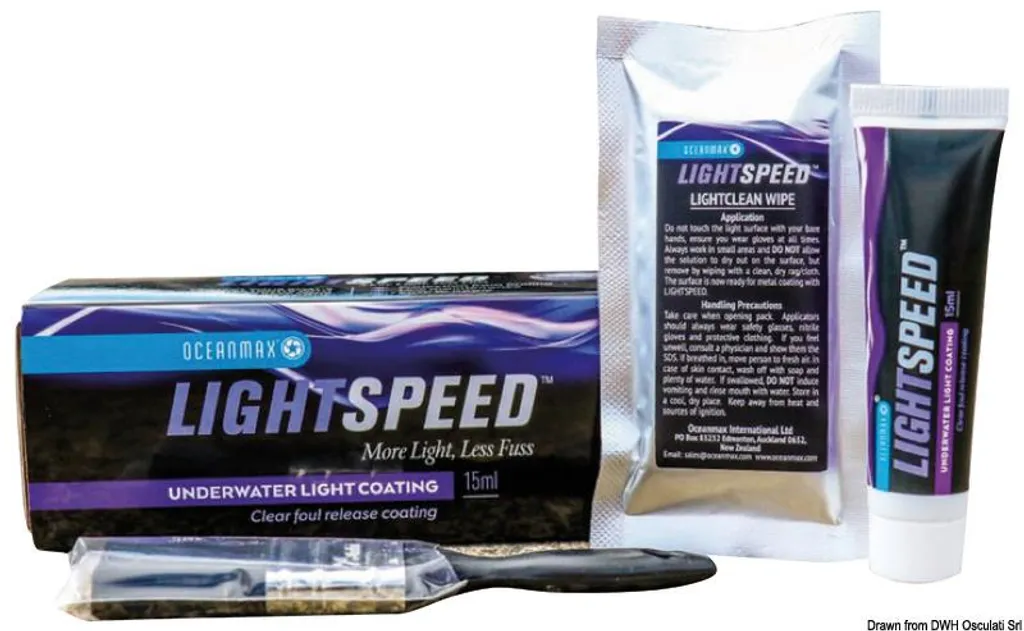 Peinture antiadhésive silicone Lightspeed Osculati 65.281.00 pour éclairage