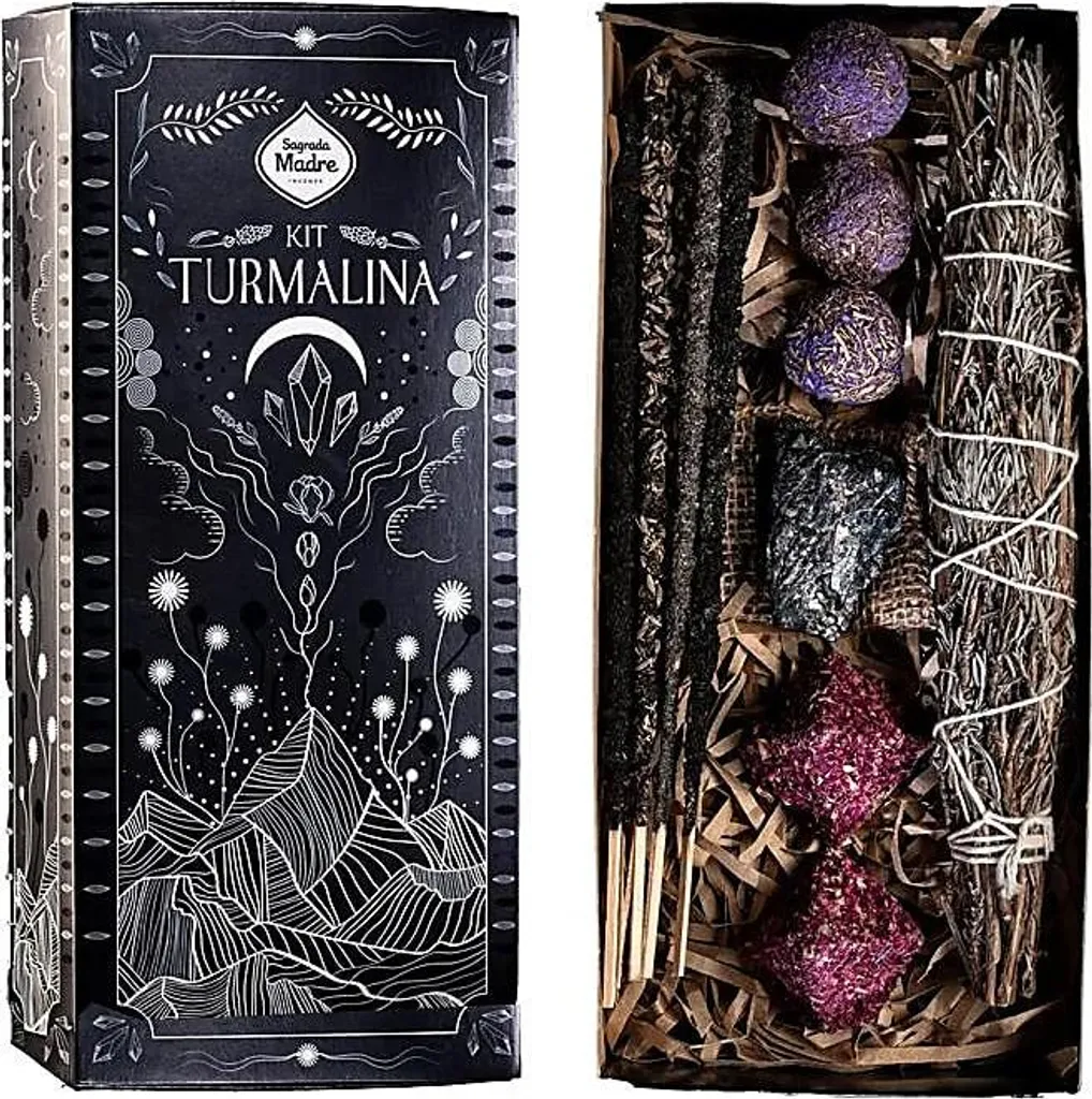净化空间 Encens Sagrada Madre Tourmaline 242g - Chasse les Énergies Négatives