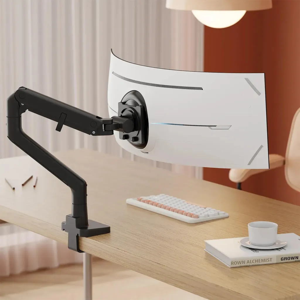 Support moniteur 24-57 pouces ultra large avec réglage à gaz fluide - 2