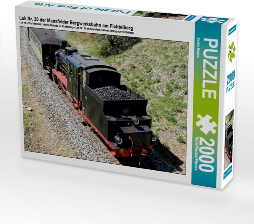 Calvendo Lok Nr. 20 der Mansfelder Bergwerksbahn am Produktbild 