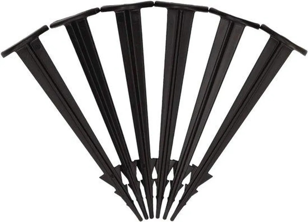 Lot de 50 piquets d'ancrage en acier pour toile de paillage jardinage