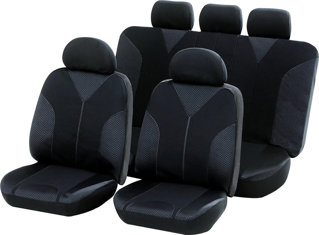 Unitec 84987 Sitzbezugset Twintex 14-Teilig Auto 5 Sitzer