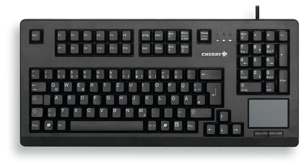 Clavier gain de place CHERRY G80-11900 avec pavé tactile USB QWERTY