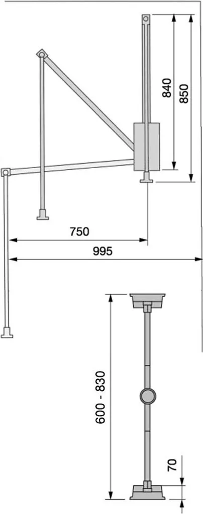 Penderie rabattable Hang pour optimiser le rangement haut du dressing