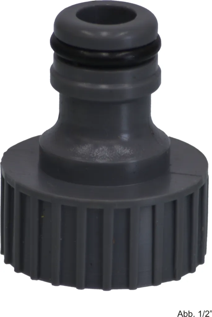 Raccord de robinet PVC-U 1/2'' femelle vers raccord rapide mâle Gris