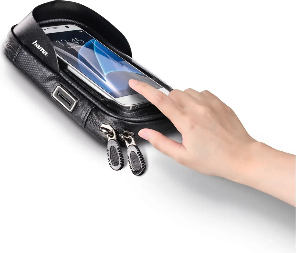 Support Smartphone Noir Ajustable Hama Multi avec Maintien Latéral Sûr - 6