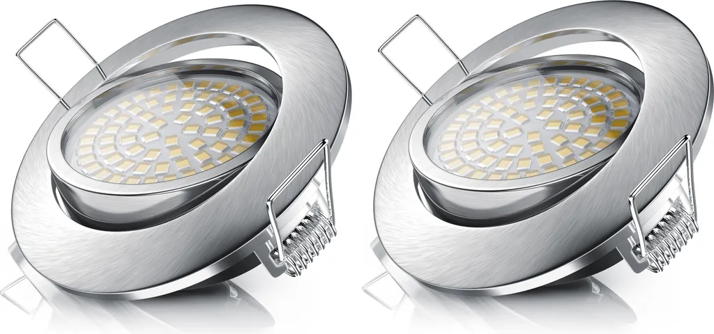 Offerta Brandson 2x Faretti LED da Soffitto Dimmerabili e Robusti