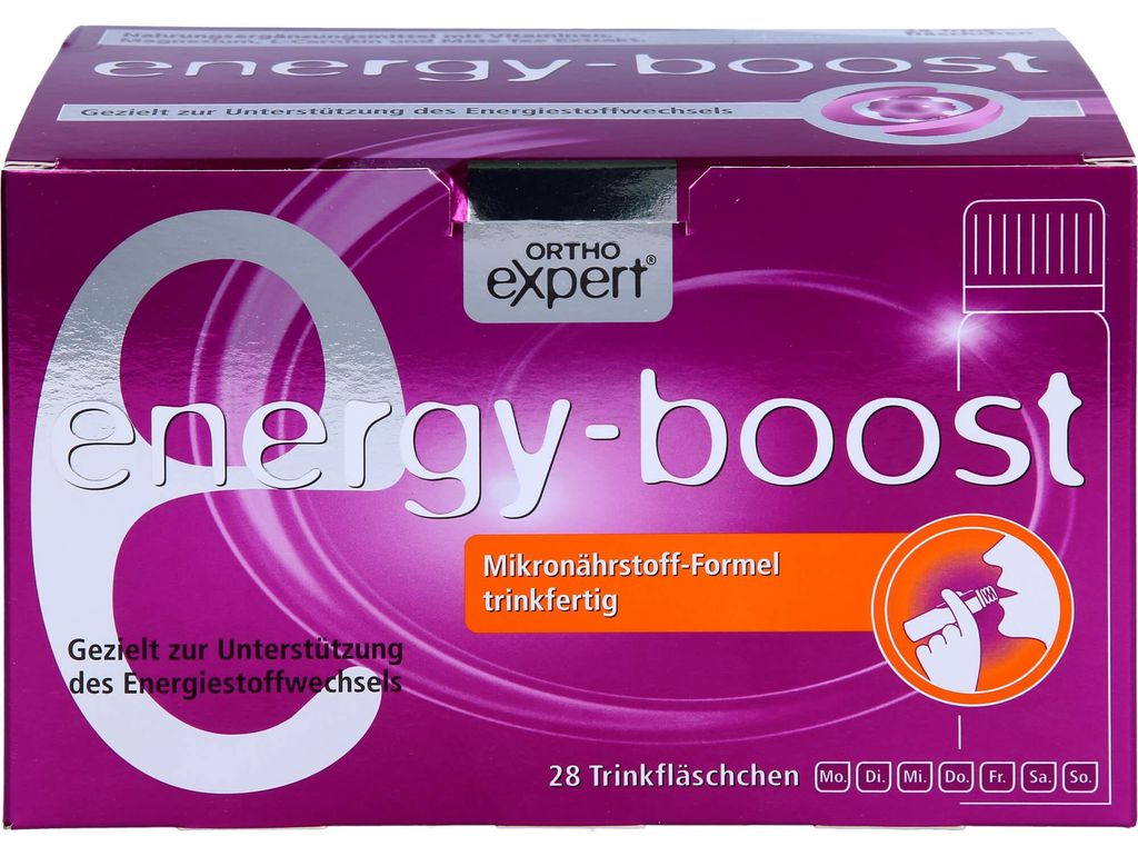 fiolki do picia Orthoexpert energy-boost, 28 ampułek Zdjęcie produktu 