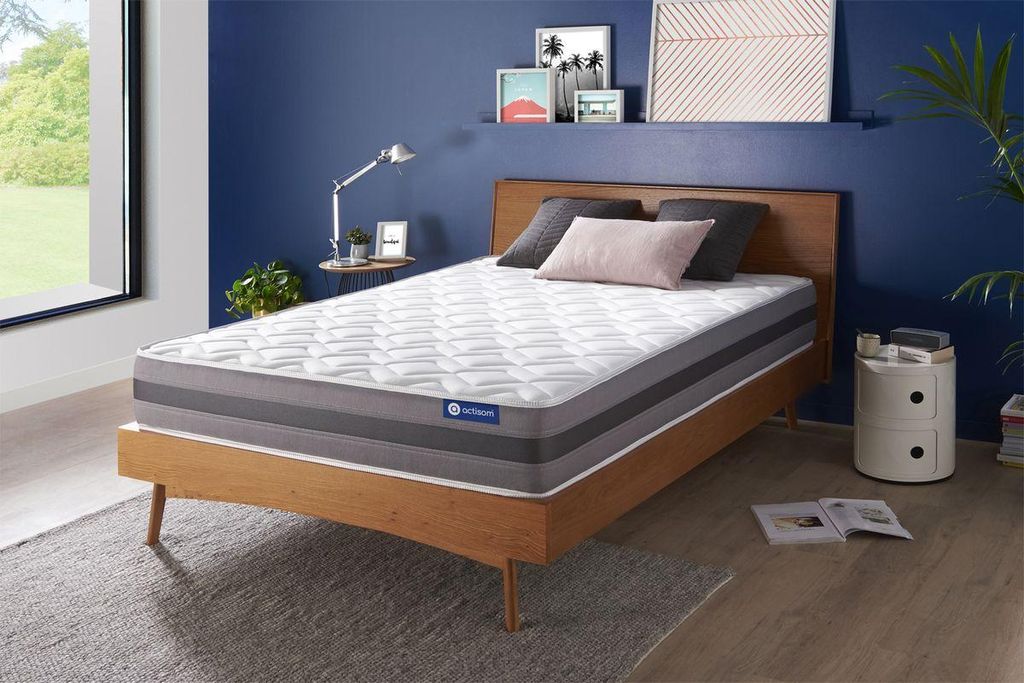 Actiflex relax matratze 130x200cm, Taschenfederkern und Memory-Schaum, Härtegrad 3, Höhe :24 cm, 5 Komfortzonen
