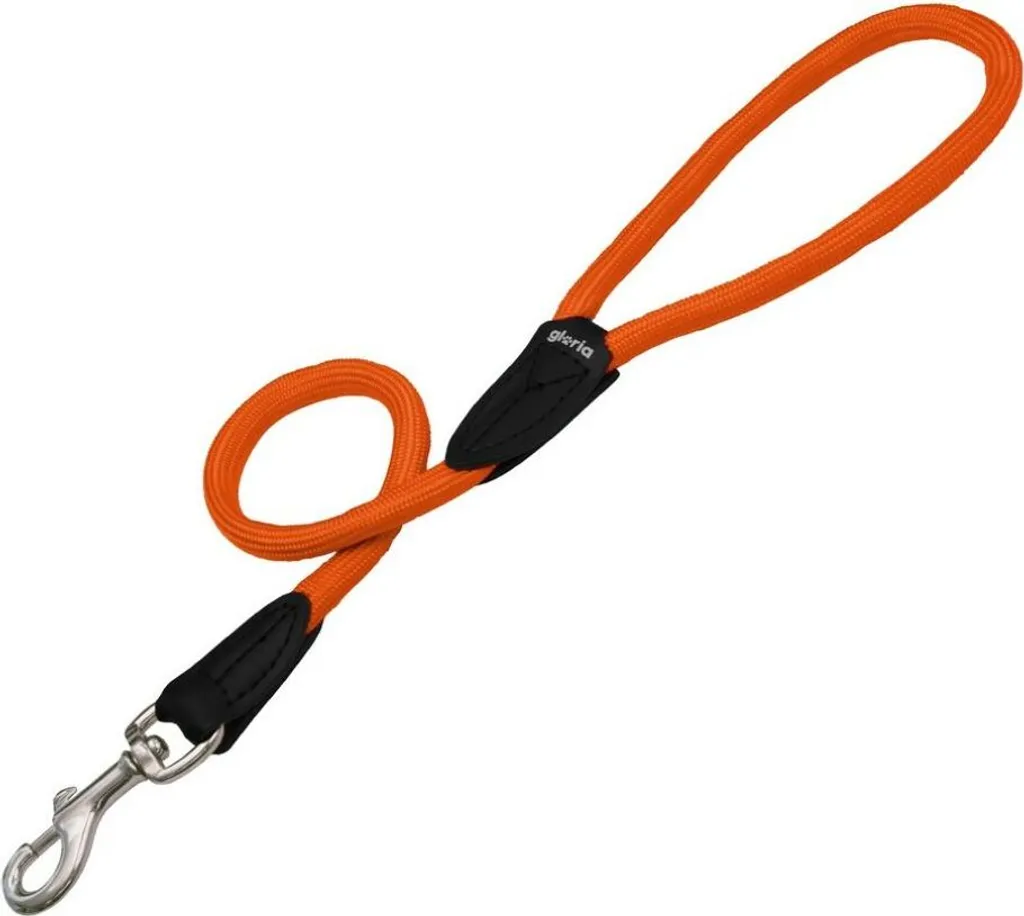 Guinzaglio Gloria Arancione 120cm - Robusto in Nylon per Cani Piccoli