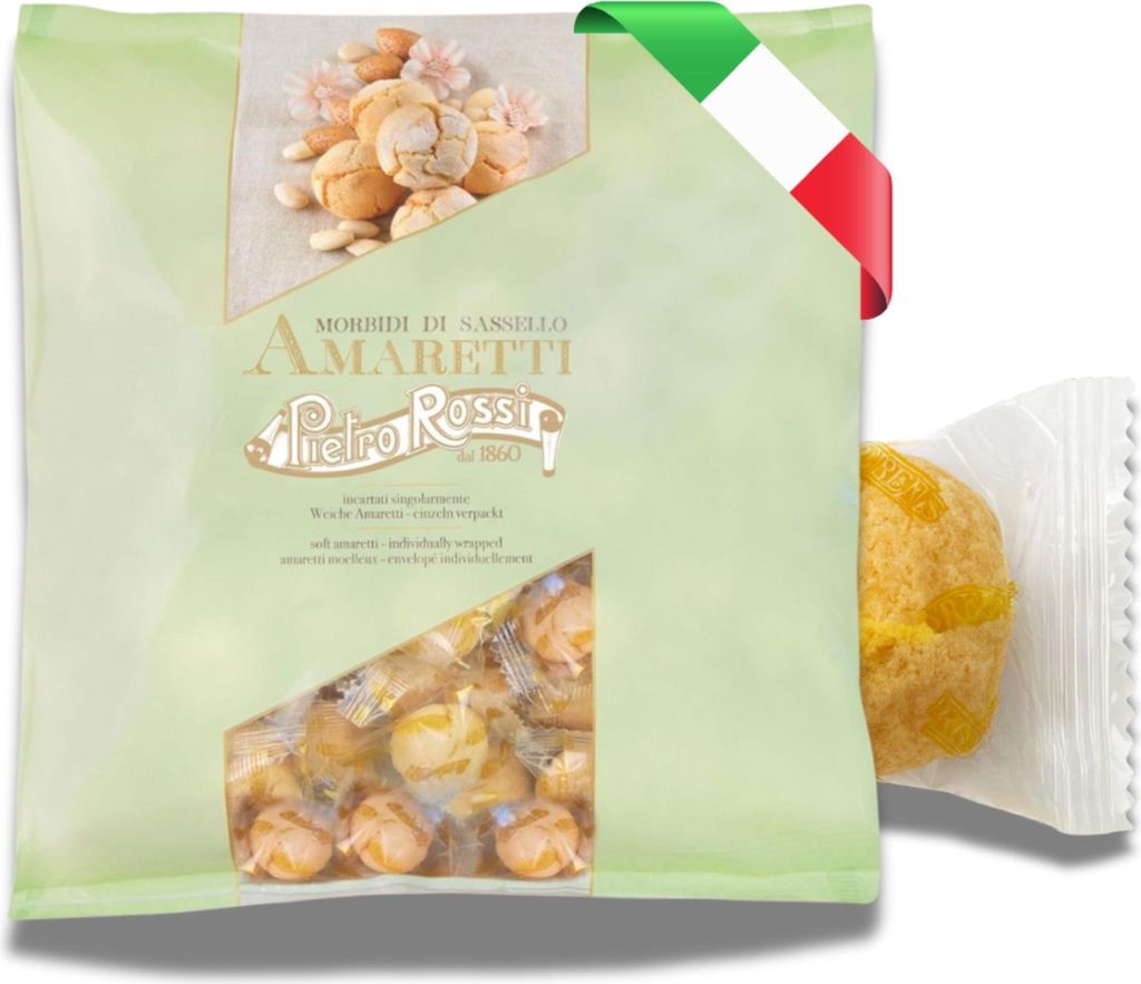 Pietro Rossi Weiche Amaretti - 750g Beutel | Traditionelle Produktbild 