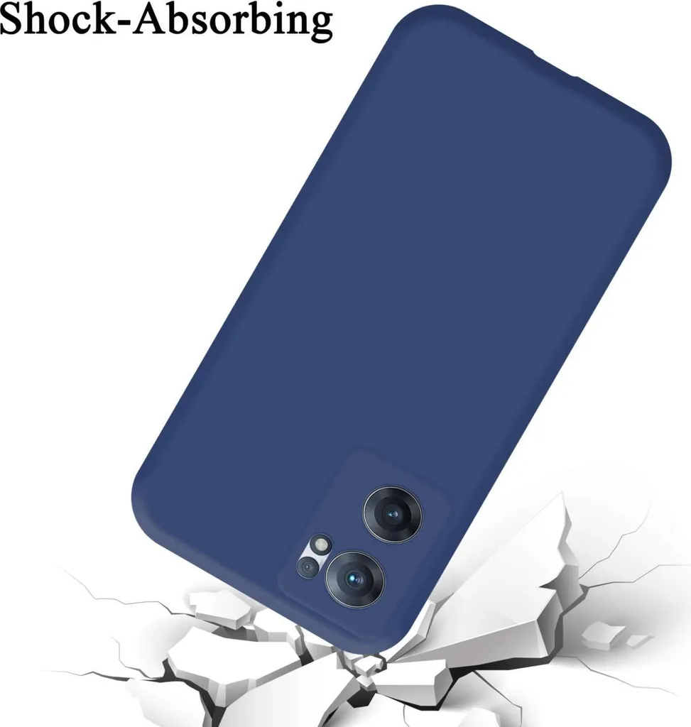 PIXFAB Custodia Antiurto Per OnePlus Nord CE 5G Con Cavalletto Incorporato | Cover Ibrida Resistente TPU E PC - Colore Rosso