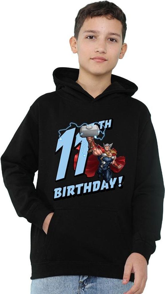 Marvel - Kapuzenpullover für Kinder, 11. Geburtstag TV22836 (152-158) (Schwarz)