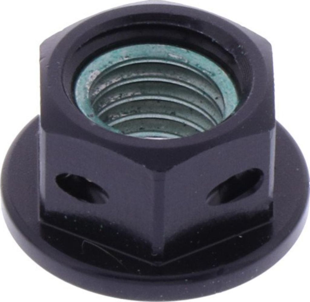 Mutter Kettenrad JMP Bolt M8x1,25mm Aluminium Racing schwarz