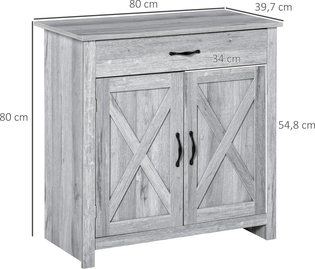 Buffet bas gain de place pour optimiser le rangement du salon
