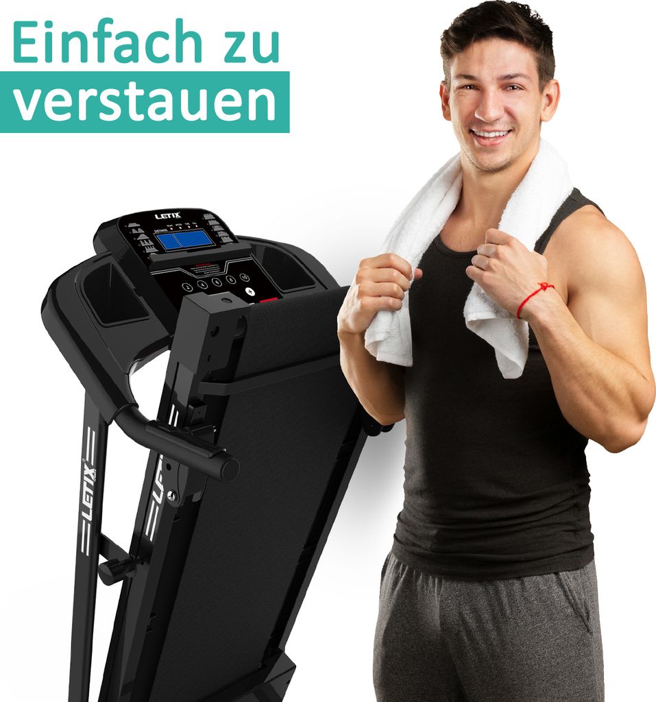 Motorisiertes Laufband mit LCD-Display Elektrisches Produktbild 7