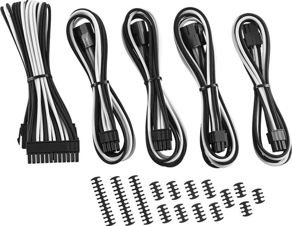 CableMod CableExtension Kit 8+6 Series schwarz/weiß Kabelset