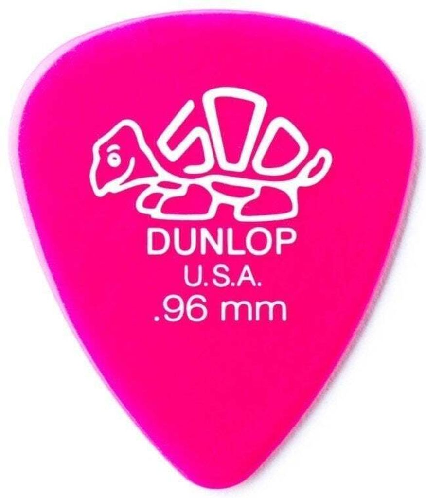 72x Dunlop Delrin 500 Plektren - 0,96 mm - dunkelpink