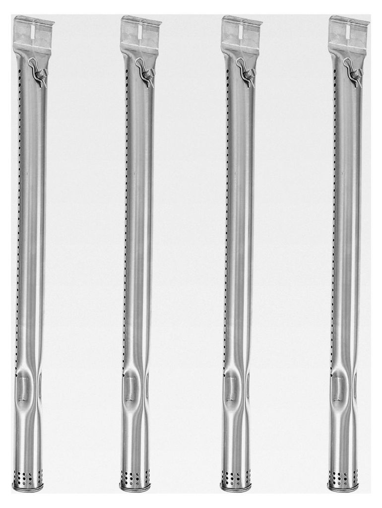 Ersatzbrennerrohre aus Edelstahl für Gasgrills, 4 Stück, hitzebeständig und formstabil