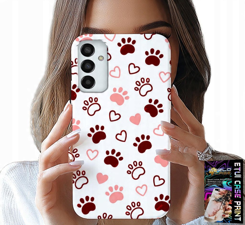 Gehäuse Für Samsung Galaxy M13 4G - Hundepfoten Auf Weissem Hintergrund, Hund, Katze, Bär