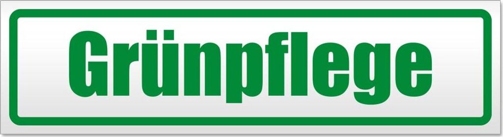 Grünpflege Magnetschild Schild magnetisch