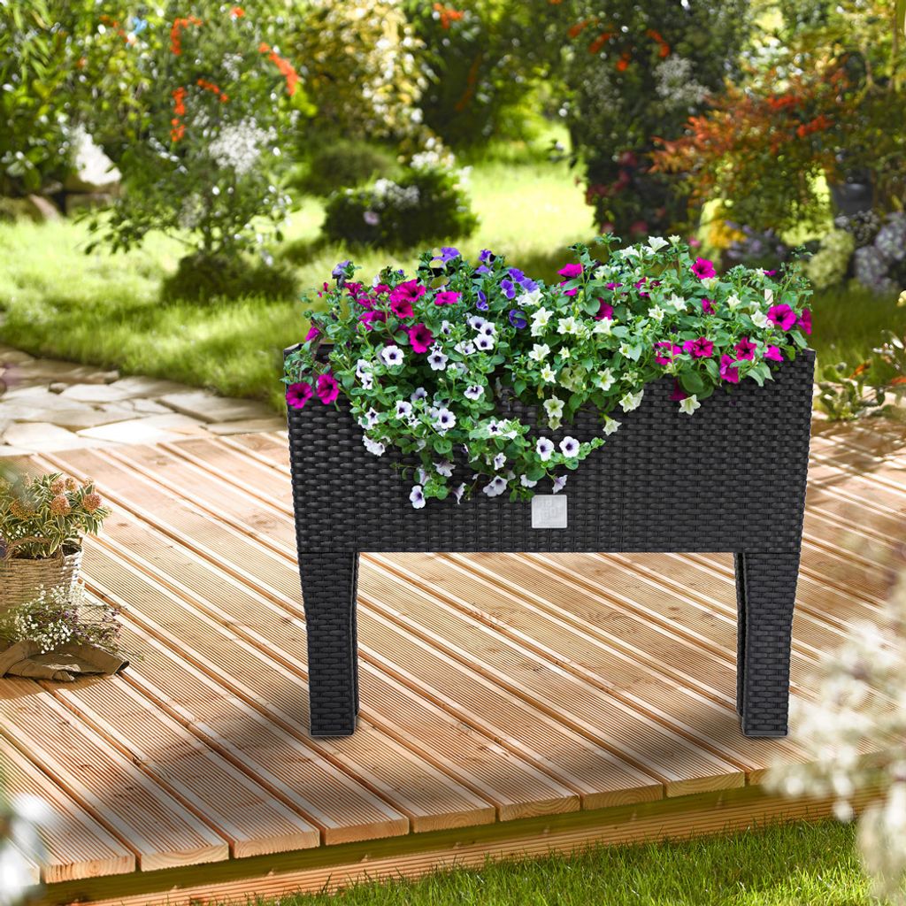 DEUBA® Hochbeet 2in1 Funktion Balkonkasten 30L Produktbild 8