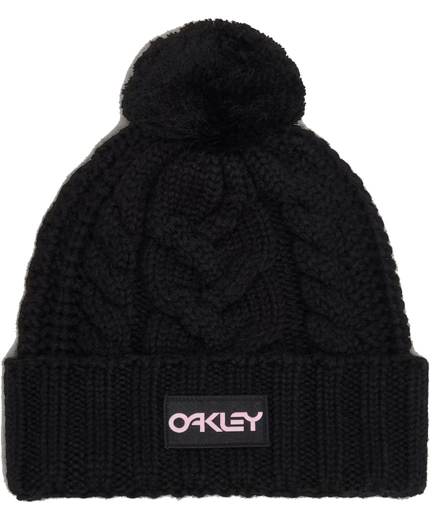Oakley Beanie Harper Pom, schwarz