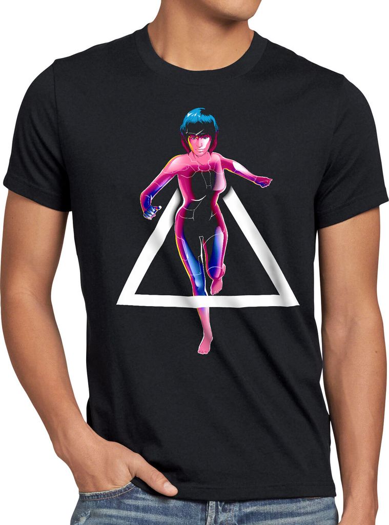 style3 Shell in the ghost Herren T-Shirt tokio japan anime comic kinofilm