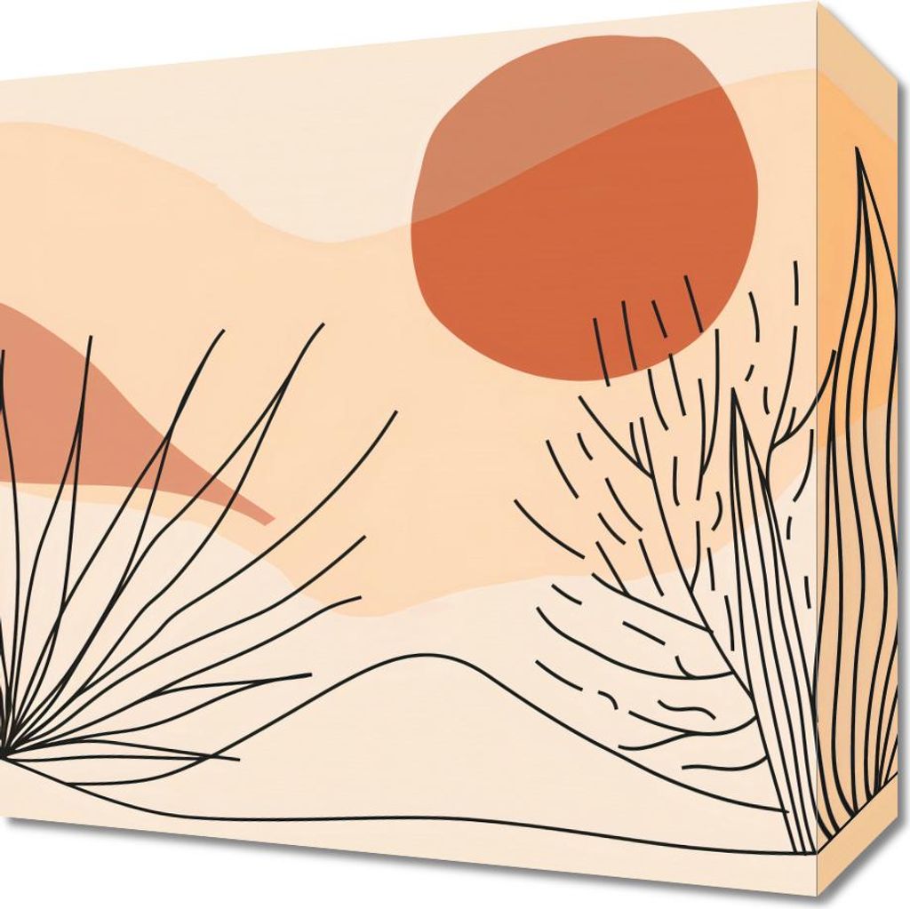 Bild 30x30cm Weiche Vegetation