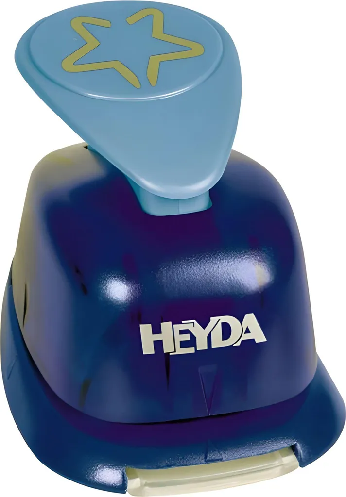 Perforatrice étoile pop-up Heyda grand format avec levier ergonomique
