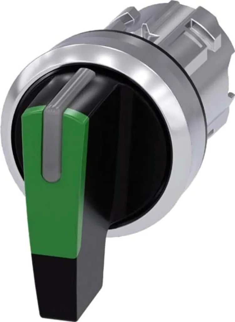 Commutateur rotatif à manette 22mm vert pour pupitre de commande
