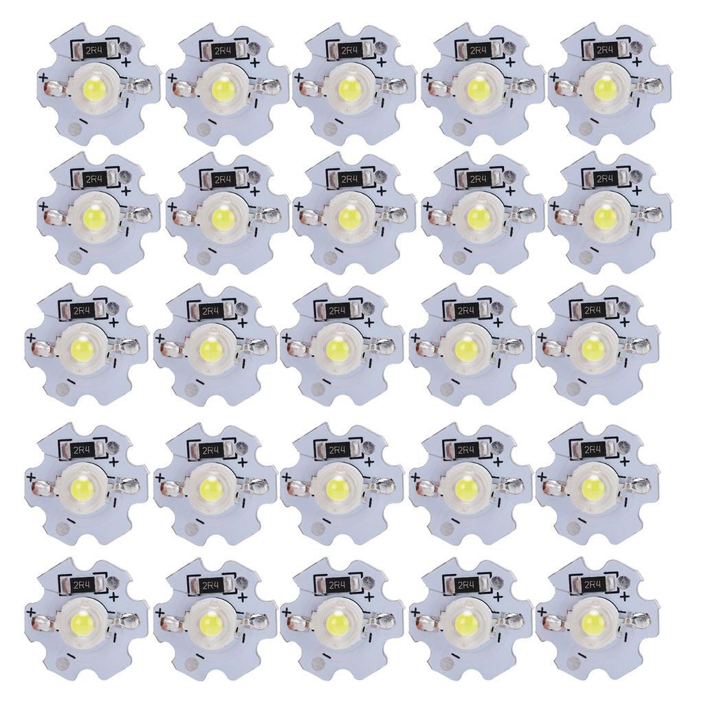 25 sztuk chipów LED 5 V, 200 lm, 3 W, wysokowydajne Zdjęcie produktu 