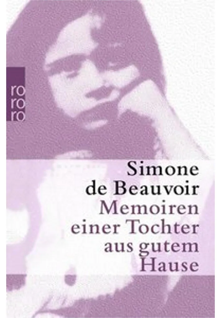 Livre Mémoires d'une jeune fille rangée - Classique de littérature