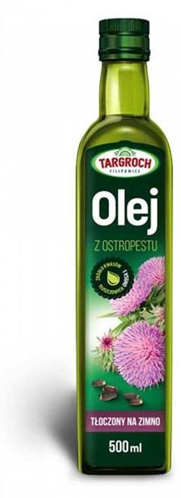 OLEJ Z OSTROPESTU ZIMNOTŁOCZONY 500ML TARGROCH