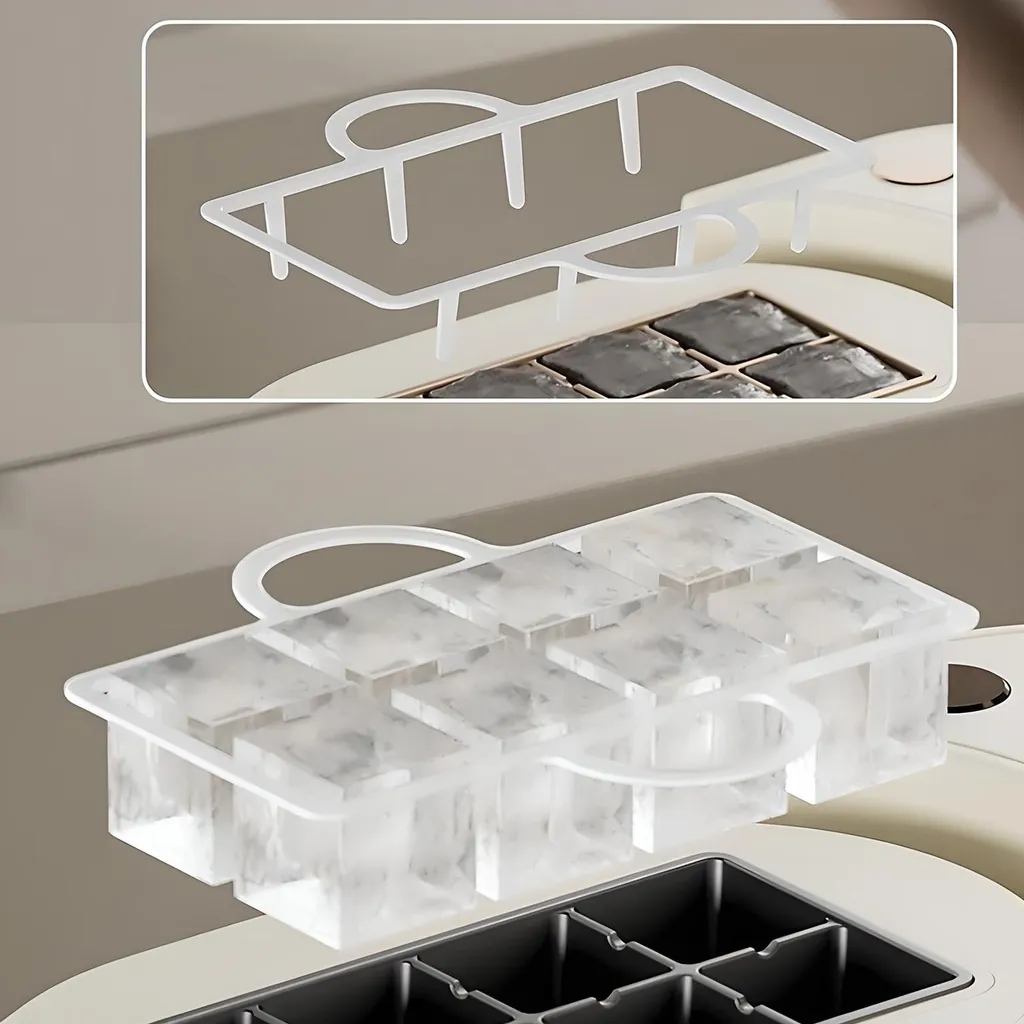 Mini machine à glaçons compacte en inox pour la maison et le bureau - 8