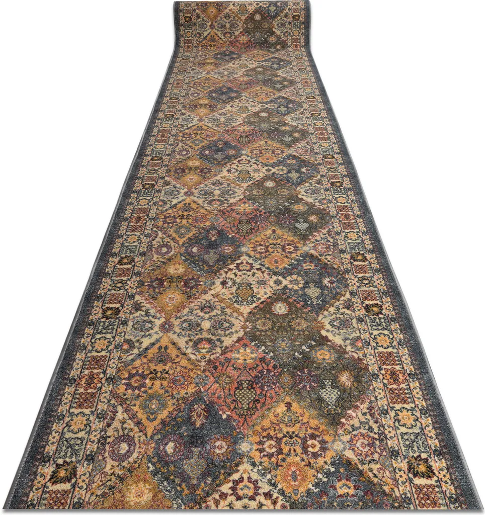 Tapis de Décoration 67x100 cm Idéal Entrée Modern Classic Beige Gris