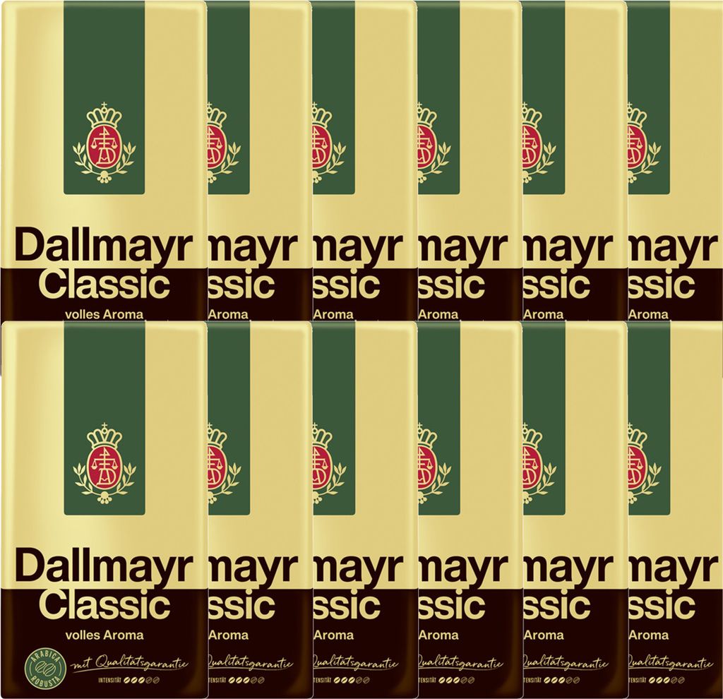Dallmayr Classic mletá silná káva Premium 500g 12 balení Obrázek produktu 