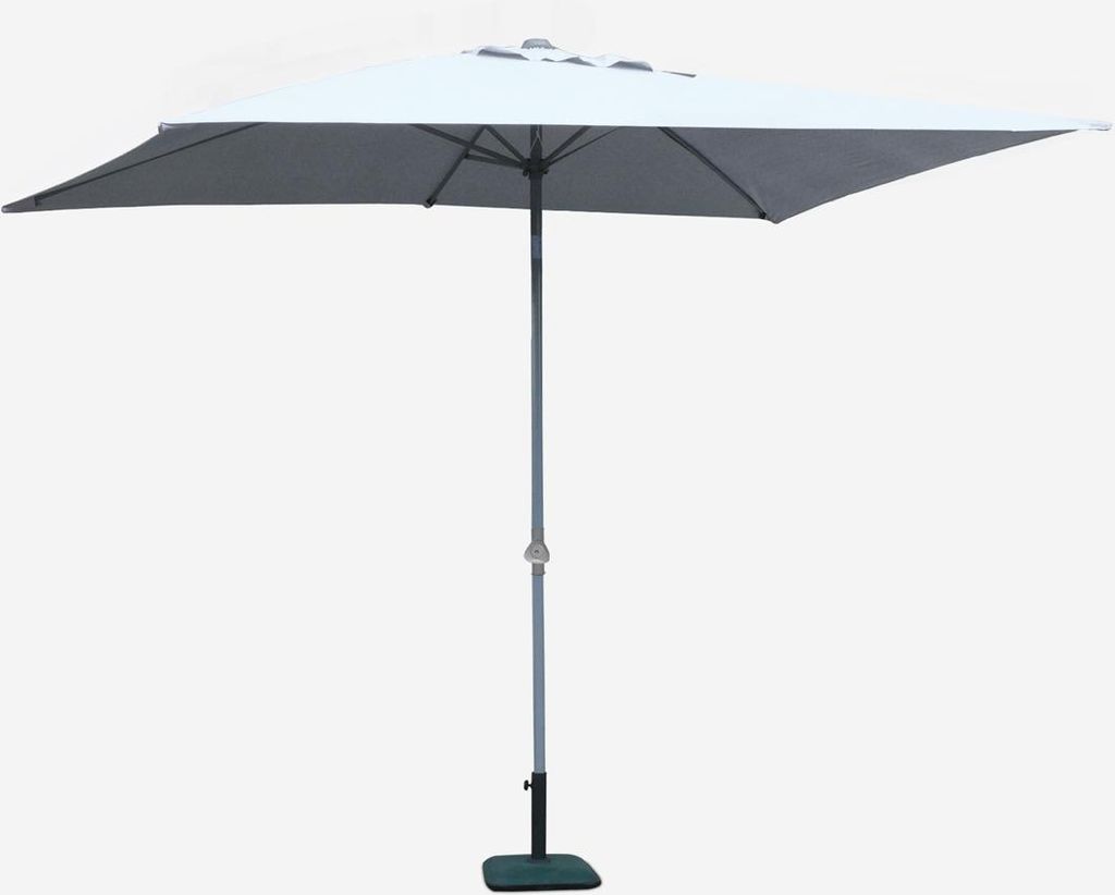 Rechteckig Café Hotel Gartenschirm 3x2 Sonnenschirm Alu mittelmast Eden