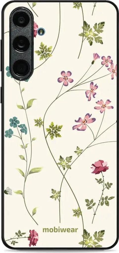 Handyhülle für Galaxy M55 5G, Mobiwear Glossy Case, Idyllische Blüte