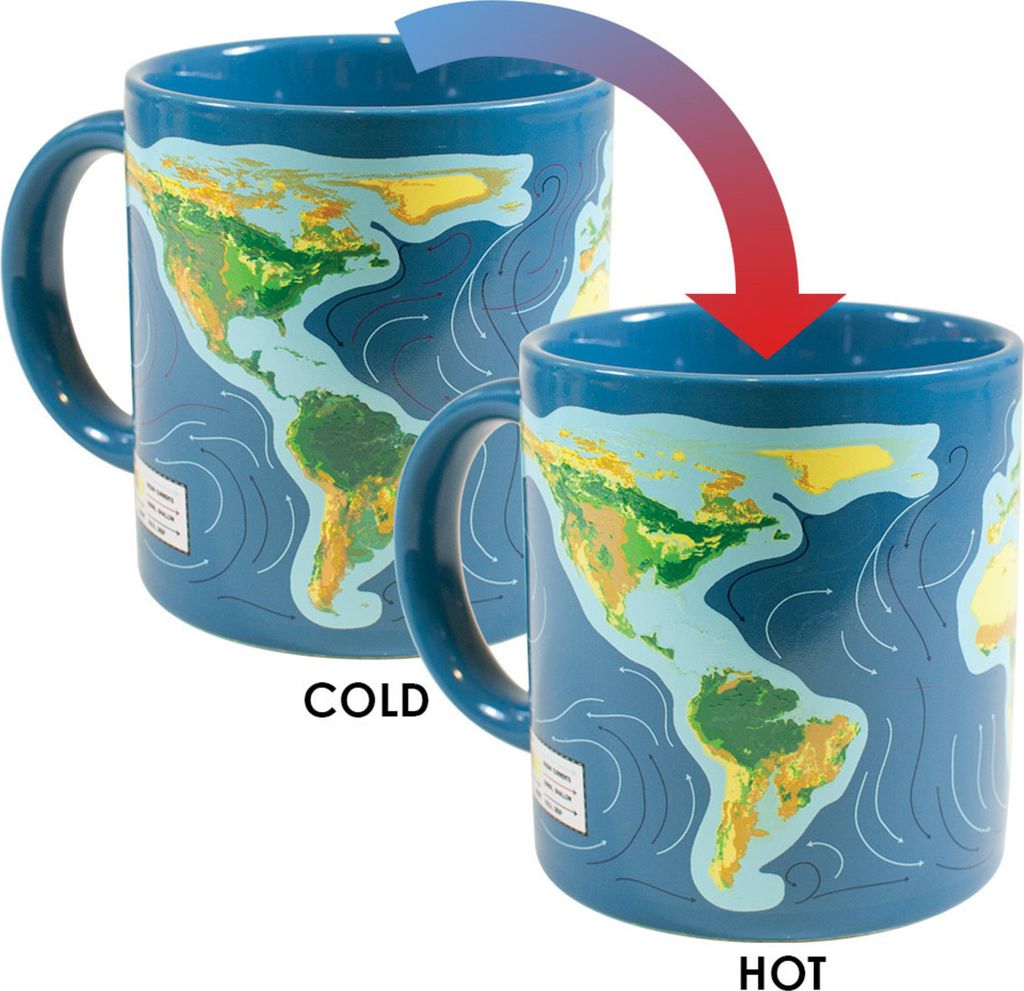 Klimawandel Kaffeebecher mit Wärmeeffekt Produktbild 