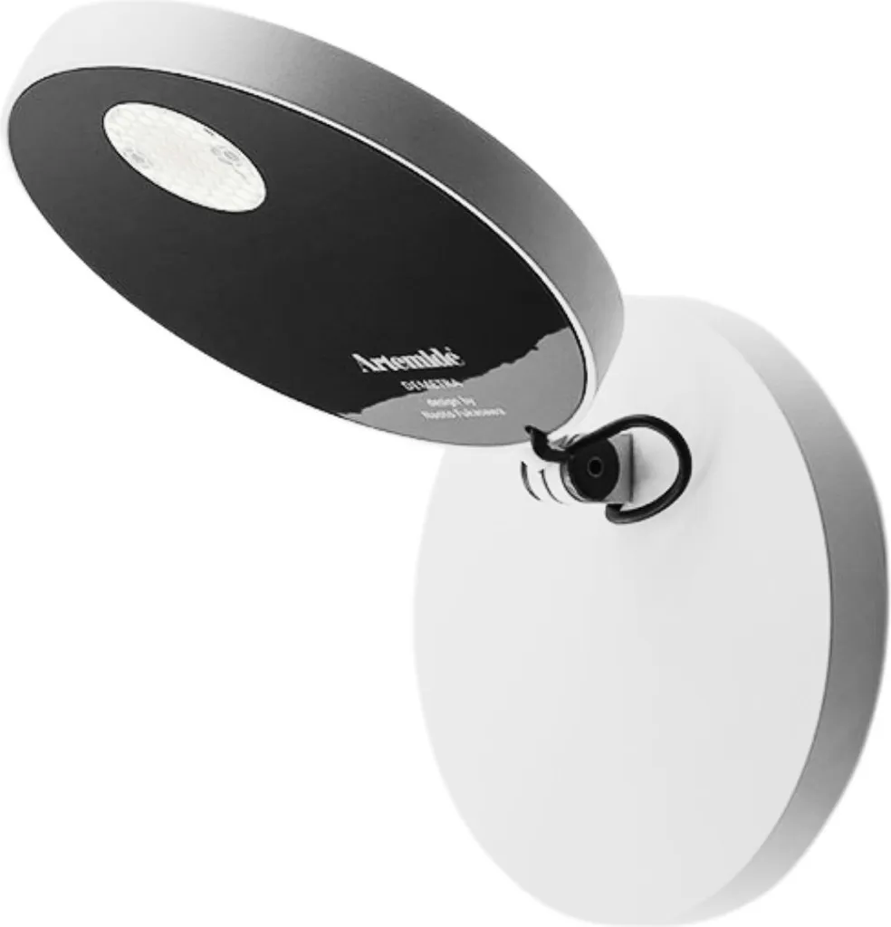 Applique Demetra Spotlight blanche Artemide avec tête LED orientable