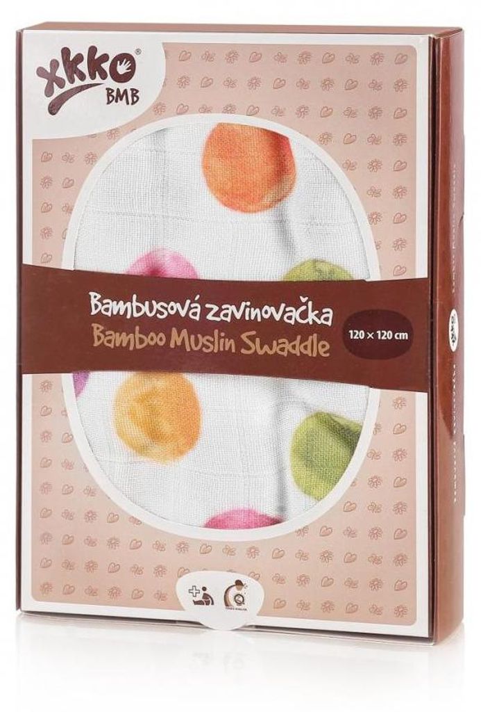 BMB Digi - Wasserfarbe Polka Dots, Bambusfolie, 120x120 Produktbild 