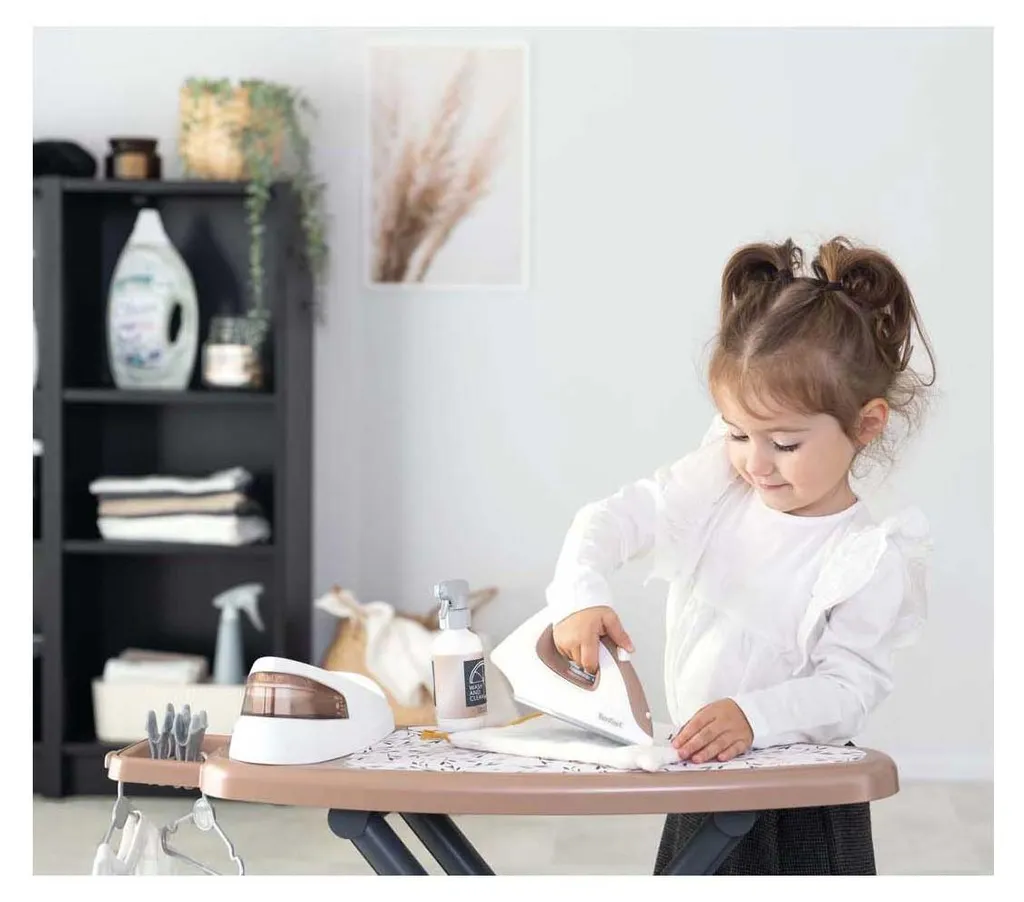 Table à repasser enfant Smoby MiniTefal pliable avec sa centrale à vapeur - 14