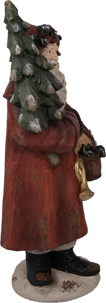 Statue Père Noël 93cm en Céramique : Décoration Durable et Stable - 4