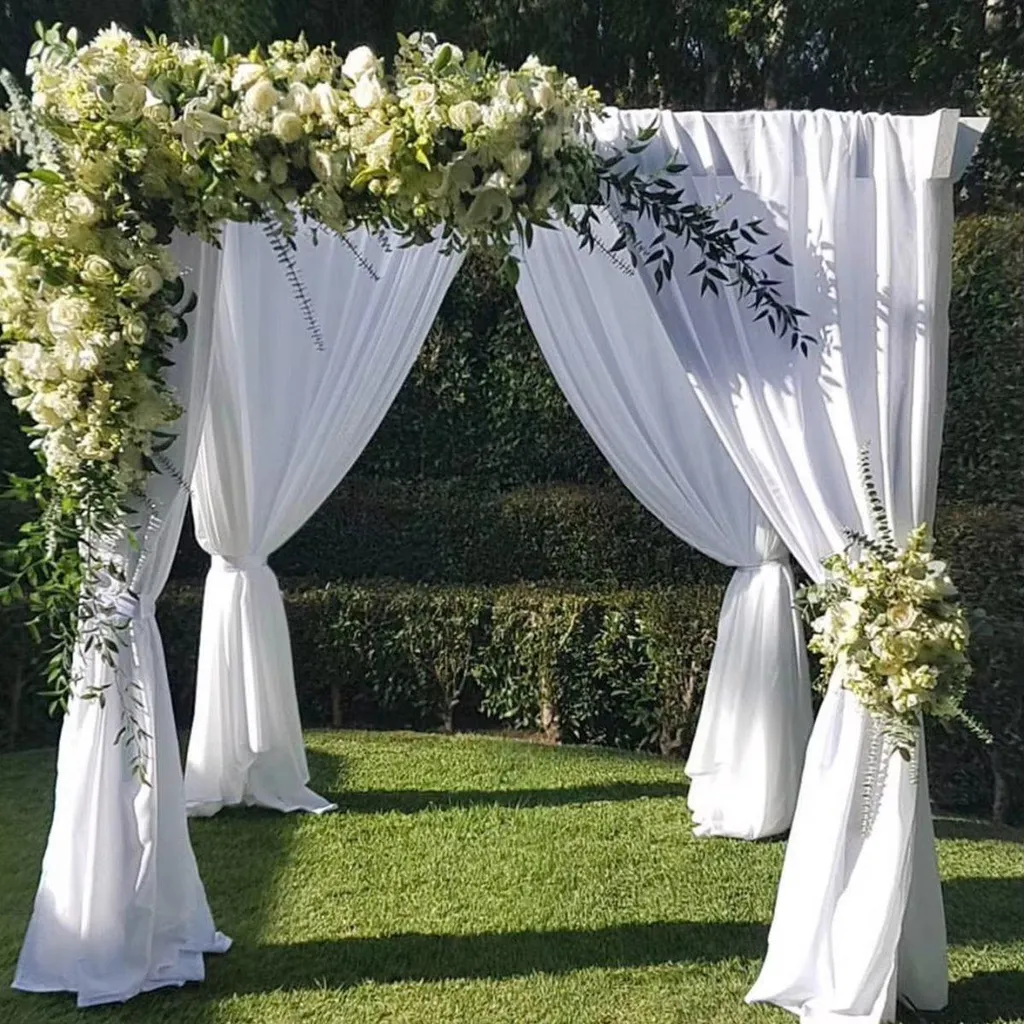 Arche de fête stable 300cm - Cadre métal Rozen facile à assembler - 2