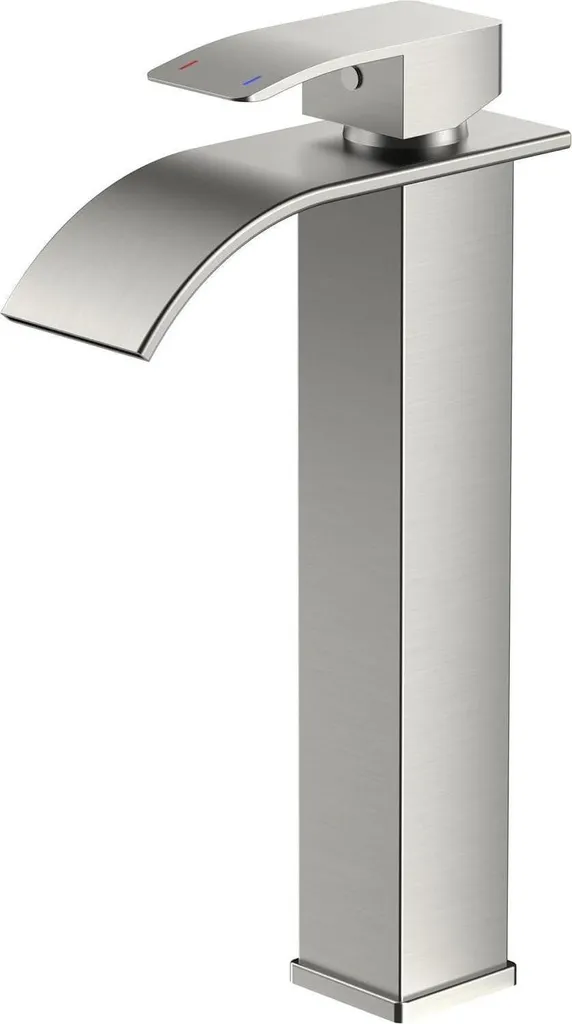 Rinnova il Bagno con FORIOUS Rubinetto a Cascata Nichel Spazzolato