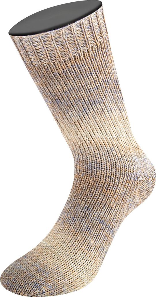 Lana Grossa - Woolycell Duo 6009 beige sandbeige grau