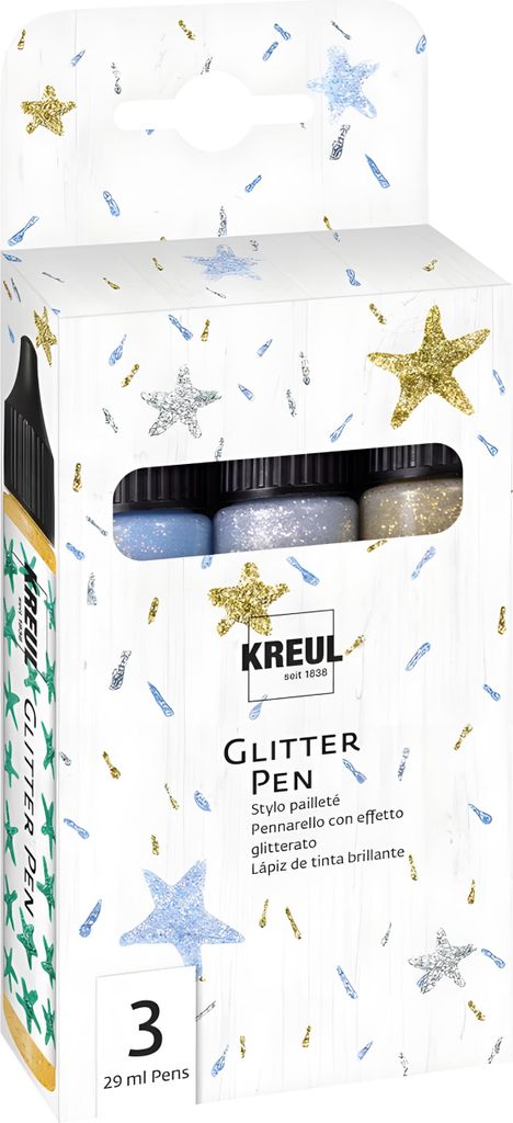 KREUL 49840 Třpytky KREUL, sada 3 ks Obrázek produktu 